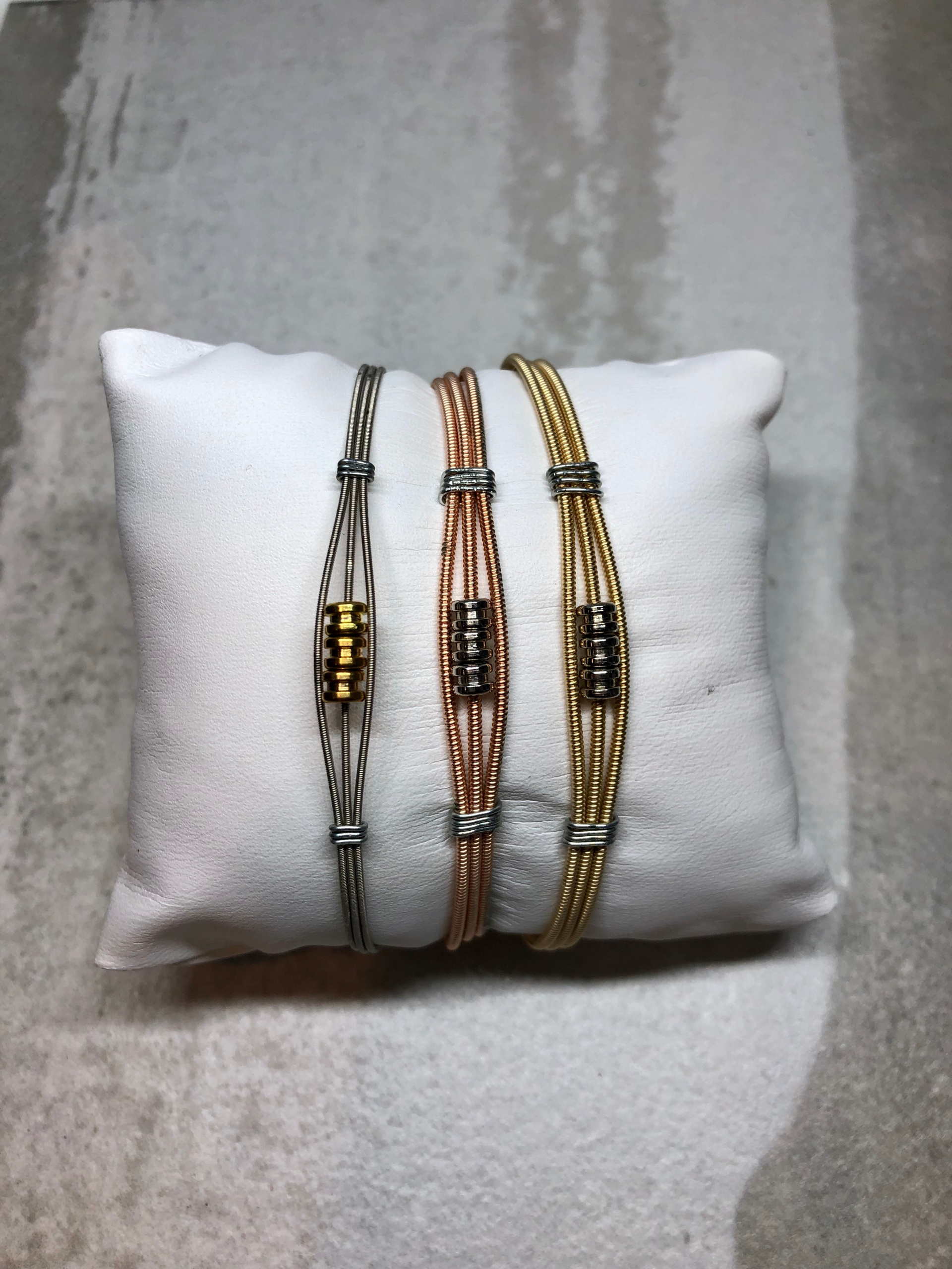 Acoustic Copper/Gold (4 Strand) Braided Rasta Bracelet — Colorado Restrung
